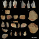 Some of the tools found at the site.